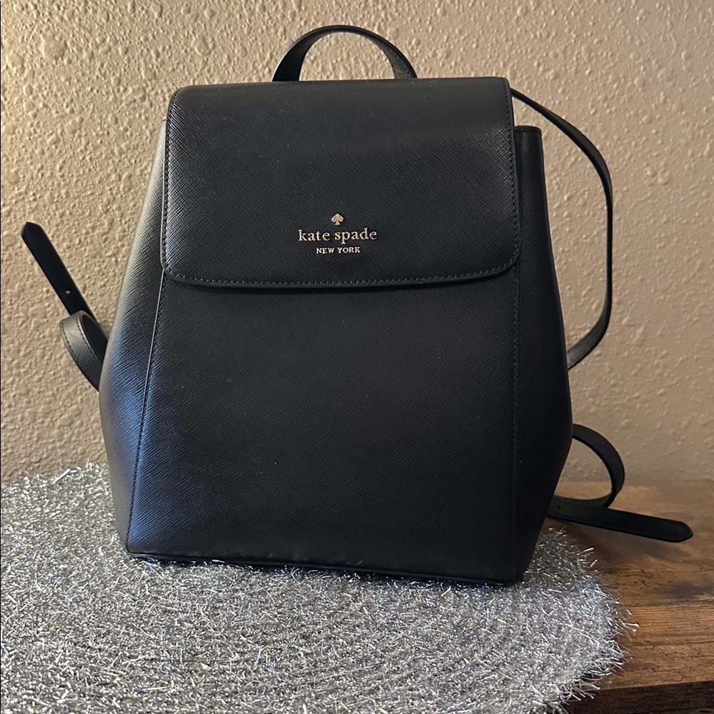Kate Spade Madison Sleek Black Backpack